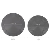 Gas Stove Heat-conducting Plate Kitchen Fast Defrosting Plate Pot Anti-burning Black Heat-conducting Plate, 24cm, 28cm